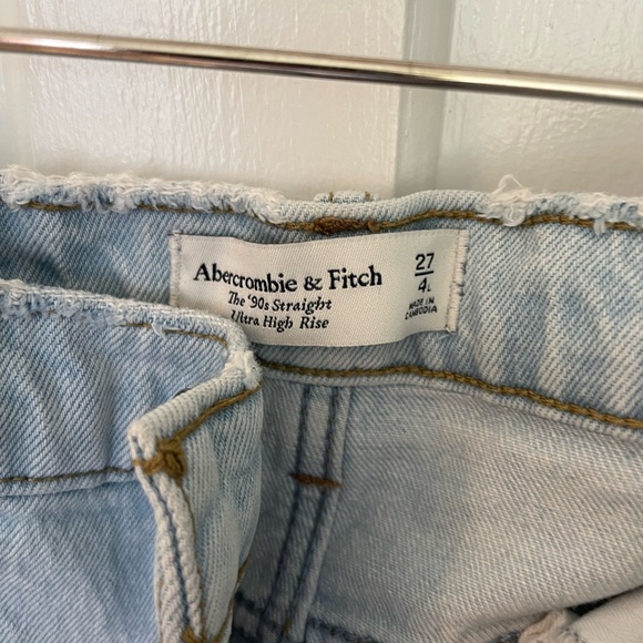Abercrombie & Fitch 90’s straight ultra high rise jeans - Picture 3 of 4